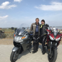 BMW K1300GT und Yamaha Tracer 700